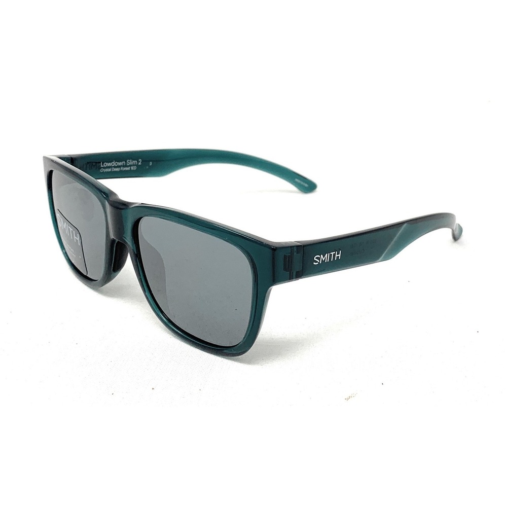 SMITH Sunglasses Lowdown Slim 2 Deep Forest 1ED Polarized Mirror CHROMAPOP